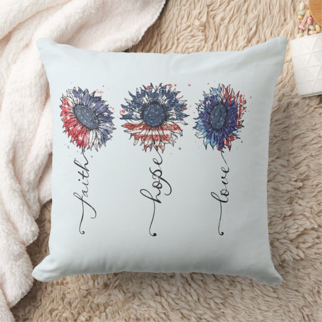 Patriotic Decor Cushion (Blanket)