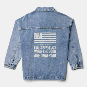 Patriotic Denim Jacket Design