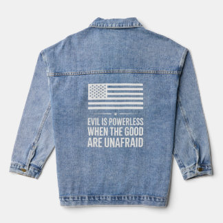 Patriotic Denim Jacket Design