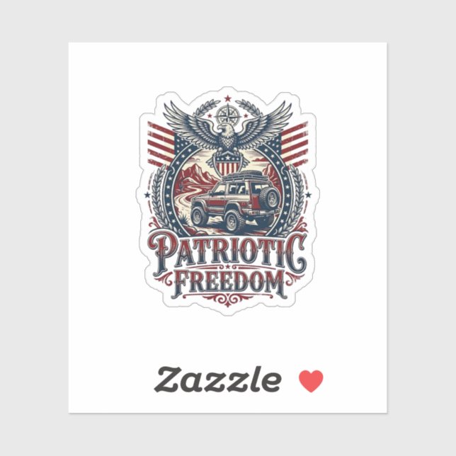 Patriotic Desert Road Explorer (Sheet)