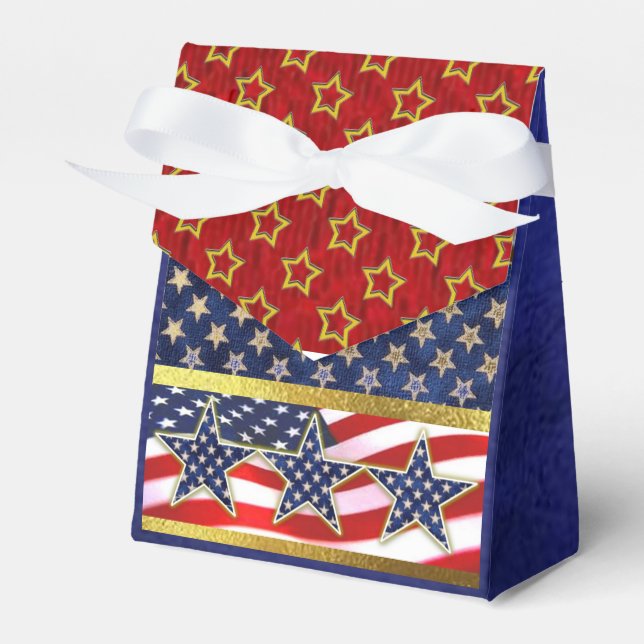 Patriotic Designed Party Favour and Gift Box (Front Side)