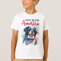 Patriotic Dog-Bernese
