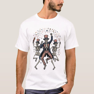 Patriotic Dog Party Like It’s 1776 Vintage T-Shirt