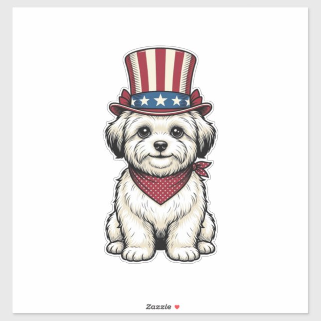 Patriotic Dog Vintage Engraving Vector Design_1 (Sheet)