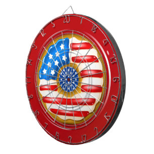 Patriotic Doughnut Dartboard