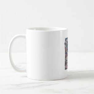 Patriotic Doughnut Lover Vector Graphic Tee_1 Coffee Mug