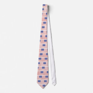Patriotic Doxie - Dachshund American Flag Tie