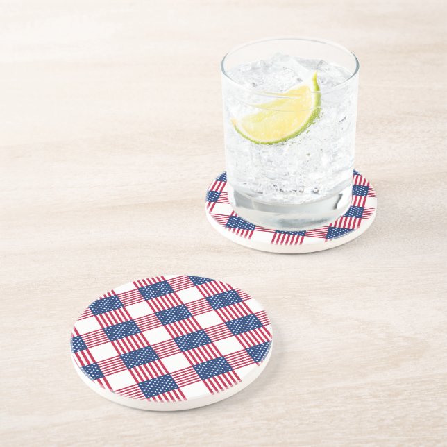 Patriotic Drink Coaster (Side)