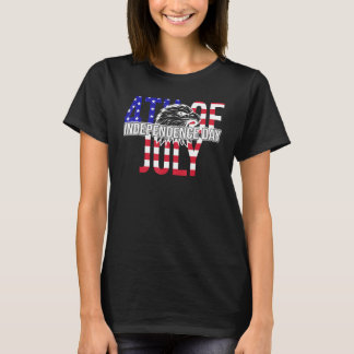 Patriotic Eagle4th Of Julyamerican Flagindependenc T-Shirt