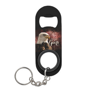 Patriotic Eagle 250 Years Bottle Opener