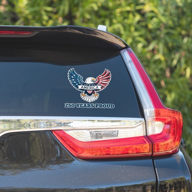 Patriotic Eagle 250th Anniv America Independence (Car Side)