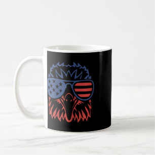 Patriotic Eagle 4th Of July Usa American Flag Coffee Mug