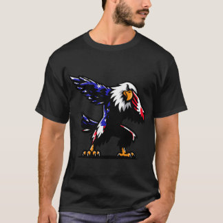 Patriotic Eagle 4th of July USA Celebration Men's T-Shirt