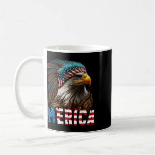 Patriotic Eagle American Flag 4th Of July Merica 3 Coffee Mug