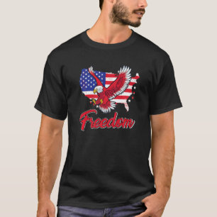 Patriotic Eagle American Flag Freedom Premium T-Shirt