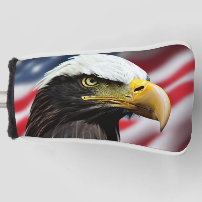 Patriotic/Eagle/American/USA  Golf Head Cover (Front)