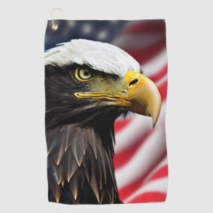Patriotic/Eagle/American/USA  Golf Towel
