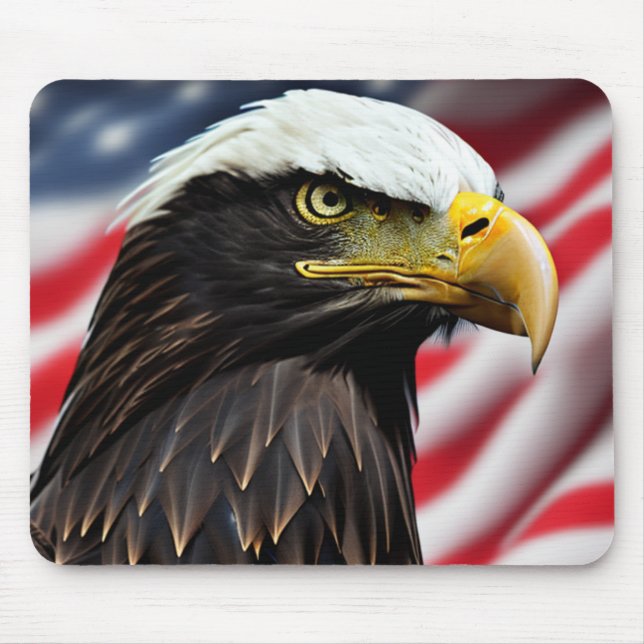 Patriotic/Eagle/American/USA  Mouse Mat (Front)