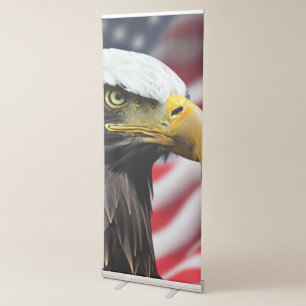 Patriotic/Eagle/American/USA Retractable Banner