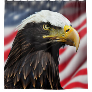 Patriotic/Eagle/American/USA  Shower Curtain