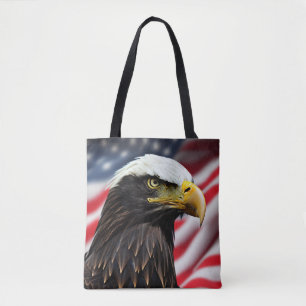 Patriotic/Eagle/American/USA Tote Bag