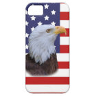 Patriotic  Eagle and USA Flag