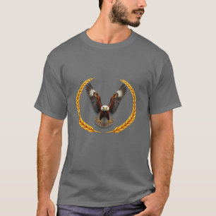 Patriotic Eagle Art American Freedom Design T-Shirt