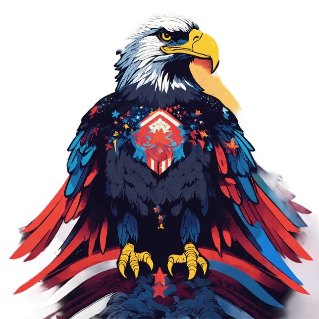 Patriotic Eagle Art T-Shirt (Creator Uploaded)