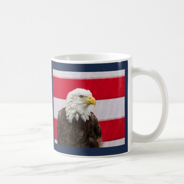 Patriotic Eagle Coffee Mug (Right)