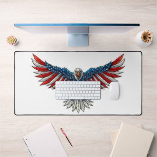 Patriotic Eagle Desk Mat