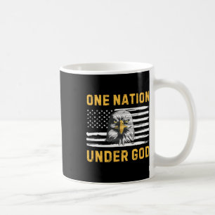 Patriotic Eagle Flag 4th Of July One Nation Under Coffee Mug
