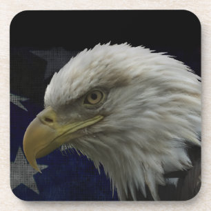 Patriotic Eagle & Flag Coaster