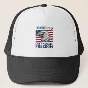 Patriotic Eagle Freedom Quote Vintage Vector Shirt Trucker Hat