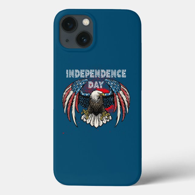 Patriotic Eagle July 4th Of July Fourth July Case-Mate iPhone Case (Back)