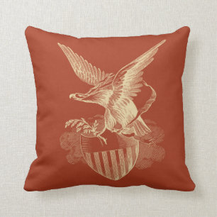 Patriotic Eagle Pillow