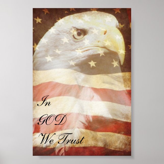 Patriotic Eagle Poster (Front)