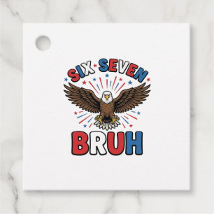 Patriotic Eagle Six Seven Bruh Vector Design_1 Favour Tags
