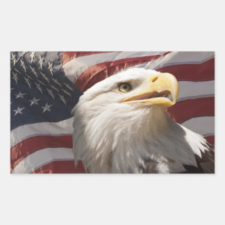 Patriotic Eagle Stickers
