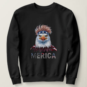 Patriotic Eagle T-Shirt – Bold Eagle with Stylish Sweatshirt
