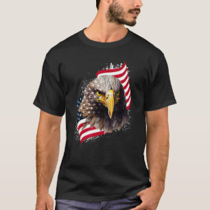 Patriotic Eagle US American Flag Bald Eagle USA T-Shirt