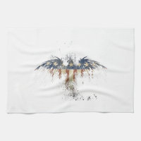 Patriotic eagle, US/USA, SAD flag