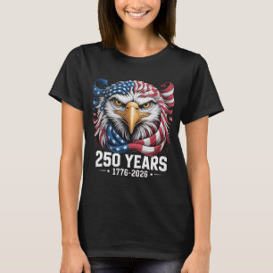 Patriotic Eagle USA 250th Anniversary T-Shirt 1776