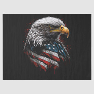 Patriotic Eagle USA American Flag 4th of July Men  Tissue Paper