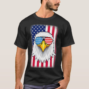 Patriotic Eagle USA American Flag 4th Of July T-Shirt