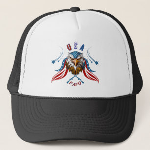 Patriotic Eagle USA FAFOTrucker Hat