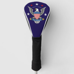 Patriotic Eagle Veteran Golf Head Cover