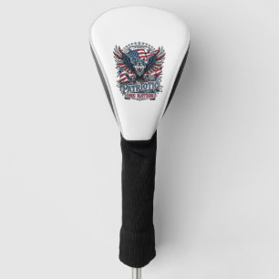 Patriotic Eagle Wolf Hybrid Animal Hybrid Patrioti Golf Head Cover