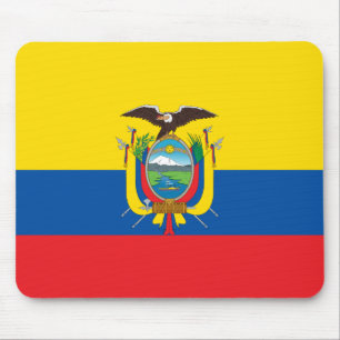 Patriotic Ecuador Flag Mouse Mat