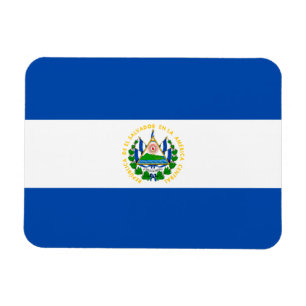 Patriotic El Salvador Flag Magnet