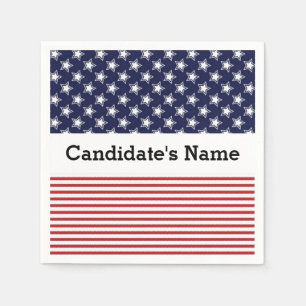 Patriotic Election Paper Napkins